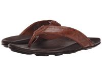 2016 OluKai Comfort Sandals for Men - Hiapo - Rum/Dark Java Sale Online